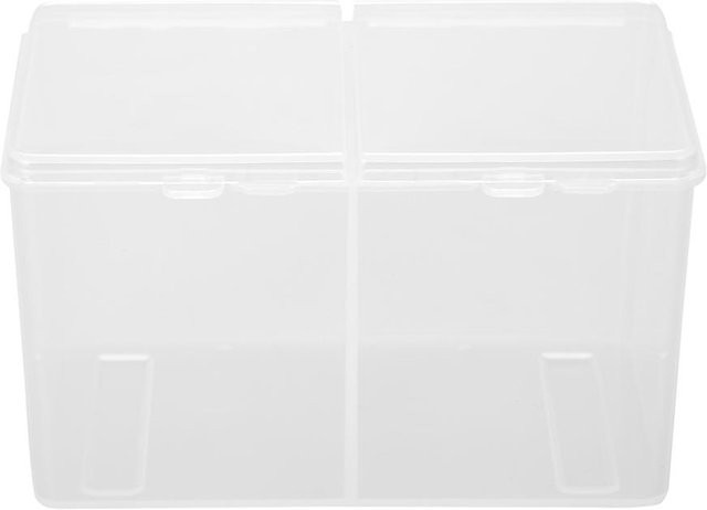 DIYelecs Organizer für Wattepads, Wattestäbchen und Nagellack, 2 Fächer - Bild 1