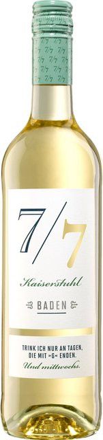 Winzergenossenschaft Oberbergen 7/7 Tag für Tag Weißwein, Müller-Thurgau, Baden, trocken, 2025, 0,75 l - Bild 1