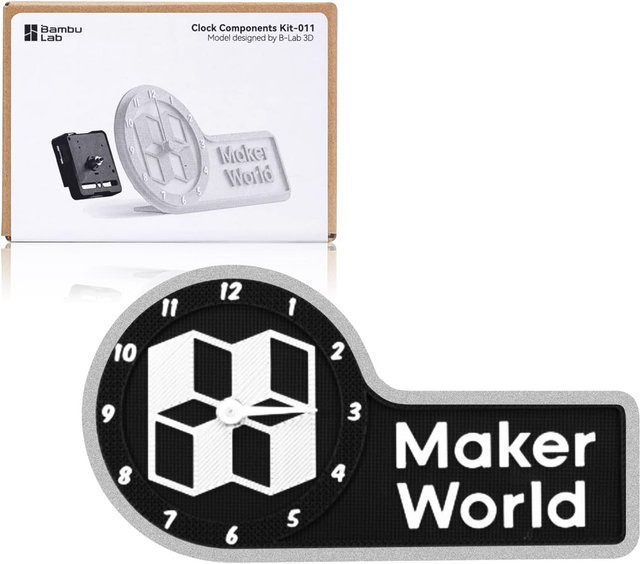 Bambu Lab Clock Components Kit 011 Hardware-Kit für 3D-gedruckte Uhren - Bild 1