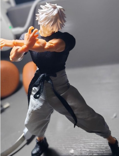 Bandai Jujutsu Kaisen Gojo Malerei-Kopfschnitzmodell, Actionfiguren Zubehör - Bild 1