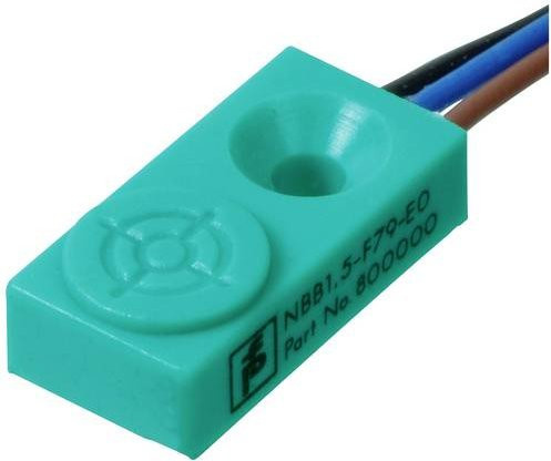 Pepperl+Fuchs Induktiver Sensor NBB1,5-F79-E2 800001 PNP bündig montierbar, grün - Bild 1