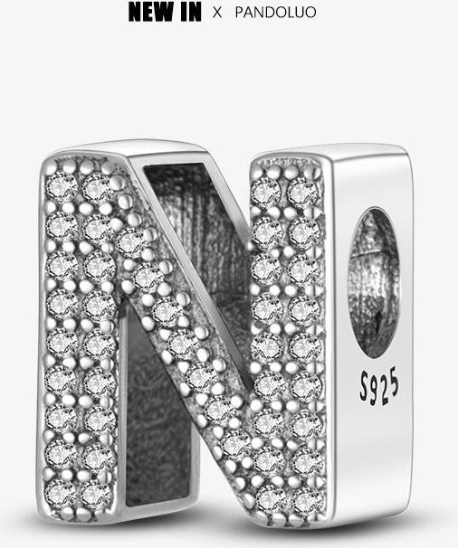 Allbestart Charm, 925 Silber, Zirkonia, Perle, Damen - Bild 1