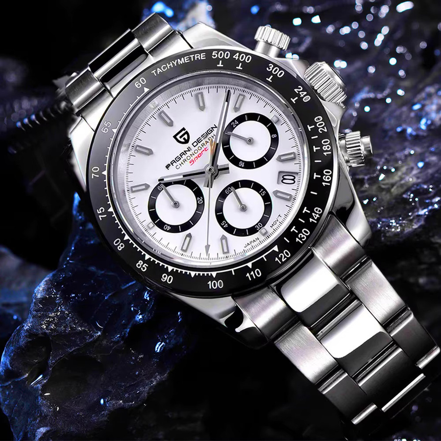 Pagani Design Chronograph, Quarz, Edelstahl, 40 mm, Herren - Bild 2