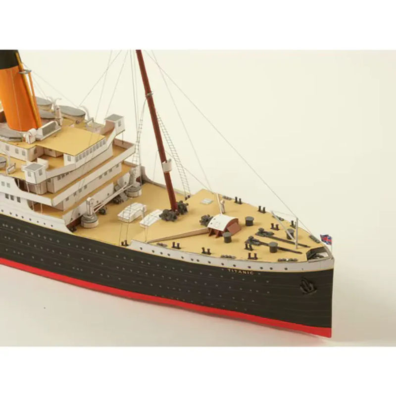 Moquerry Titanic 3D Papier Modell im Maßstab 1:400 Mehrfarbiges DIY Puzzel für Schreibtisch Dekoration - Bild 2