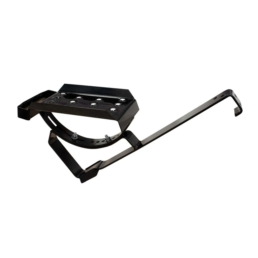 Daprona Dachtritt Set für Flache Dachziegel aus verzinktem Stahl in Schwarz, Breite: 25 cm - Bild 2