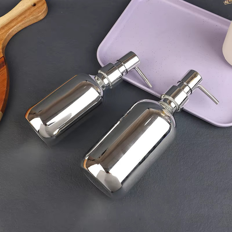 KuZHEN Seifenspenderflasche, 500 ml, silber - Bild 2