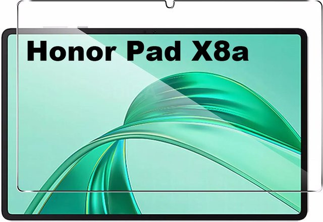 Honor Pad X8a 11 Zoll Displayschutzfolie aus gehärtetem Glas, transparent, HD klar und kratzfest - Bild 1