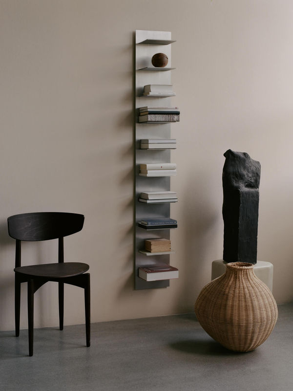 Ferm Living Lager Wandregal aus Aluminium in Silber gebürstet - Bild 2