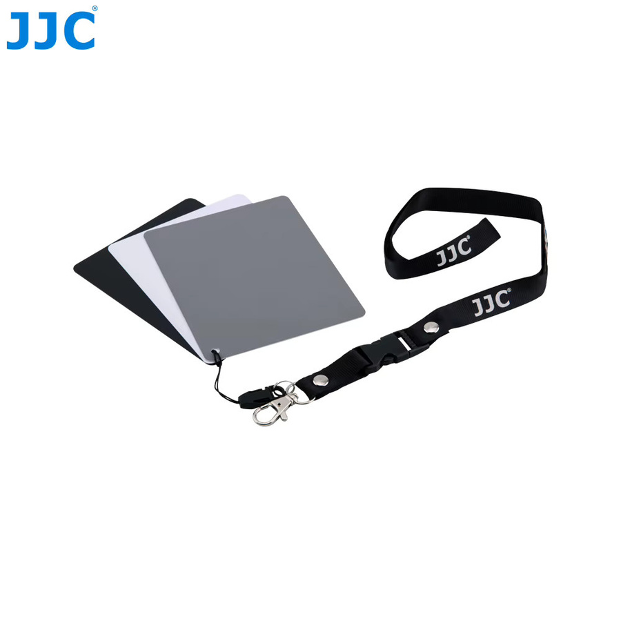 JJC Balance-Kartenset aus PVC in Weiß mit 18 % neutraler Graukarte, weißer Karte und schwarzer Karte für perfekte Farbbalance, B/H: 10,16 x 13,21 cm - Bild 2
