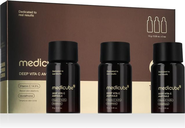 Medicube Deep Vita C Ampulle 2.0 Serum, Vitamin C, 3 x 10 g - Bild 1