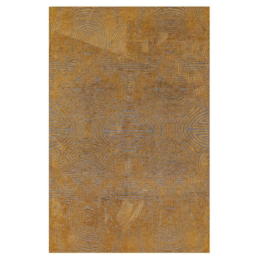 Lola&Moi Teppich Gold Stone in Gold, Orange und Gelb, B/T: 140 x 200 cm - Bild 2