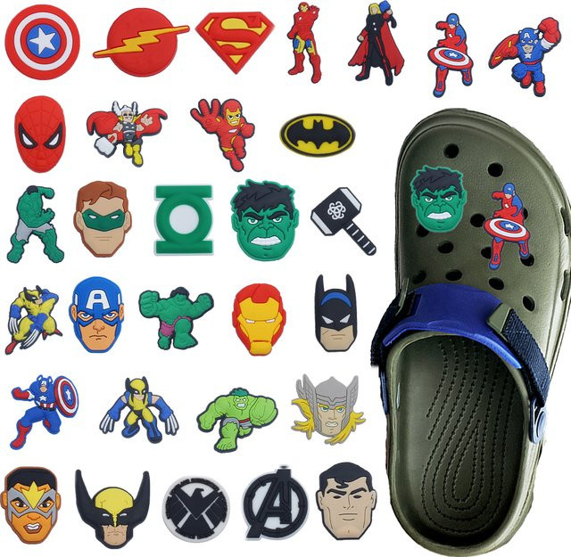 Hot Toys Cartoon Superhelden-Serie, PVC Schuhzubehör, 30-teiliges Set - Bild 1