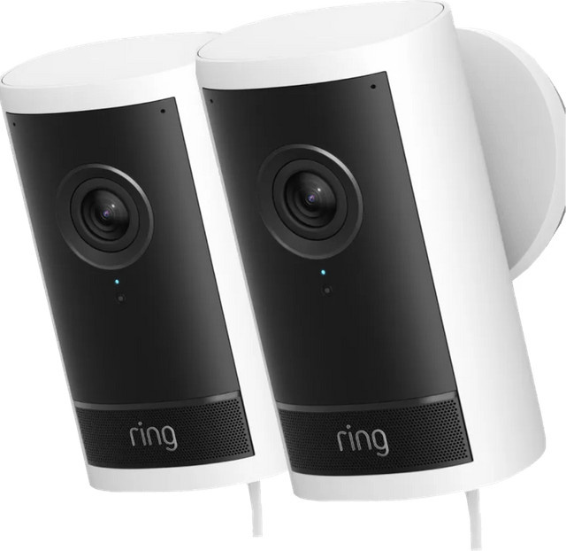 Ring Outdoor Camera Pro Action Camera im Doppelpack, Weiß - Bild 1
