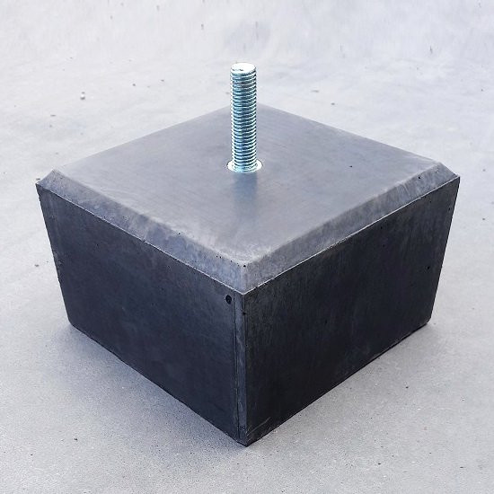 Betonsockel für Carport und Terrassenüberdachung B/B: 19,5 x 19,5 cm - Bild 1