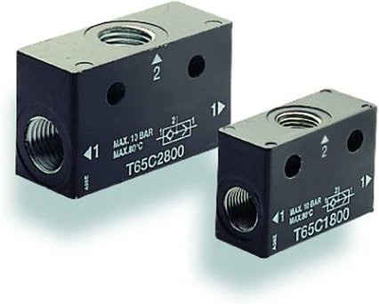 IMI Norgren Schieberventil T65C1800G 1/8 Schwarz - Bild 1