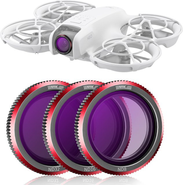 DJI Neo Magnetische ND-Filter Set 3er-Pack (ND8, ND16, ND32) Mehrfach Beschichtet - Bild 1