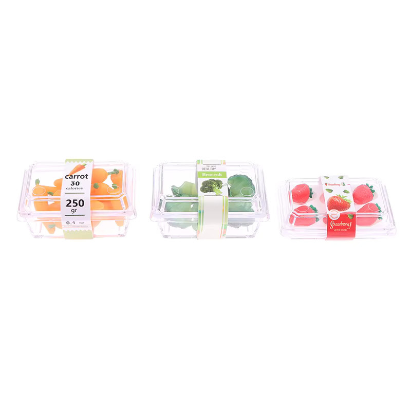JETTING Mini-Supermarkt-Gemüse- und Obst-Set, Puppenhaus-Dekorationszubehör - Bild 4
