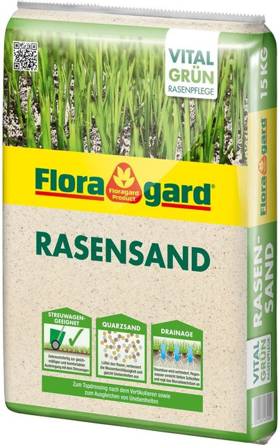 Floragard Rasensand aus Quarzsand, 15 kg - Bild 1