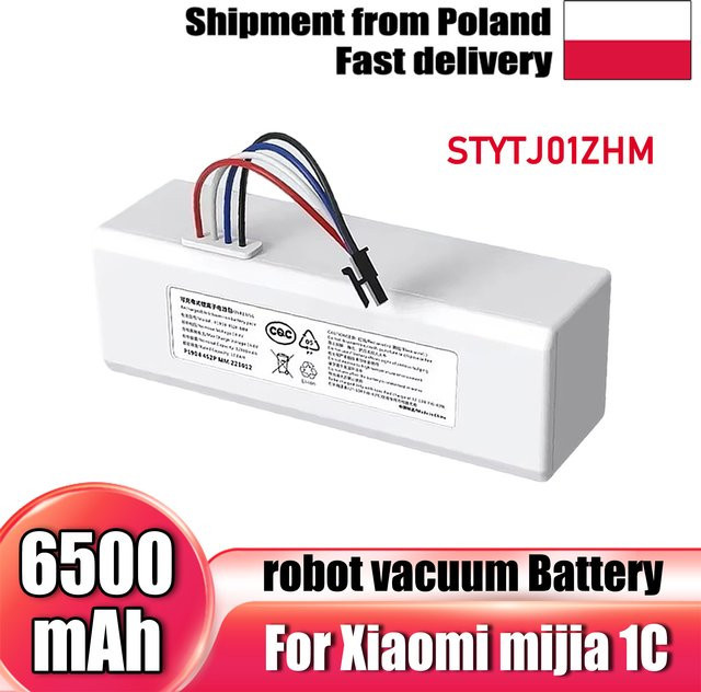 Xiaomi Lithium-Ionen-Akku P1904 4S1P für Xiaomi 1C Roboter-Staubsauger, 14,4 V, 5600 mAh, Weiß - Bild 1
