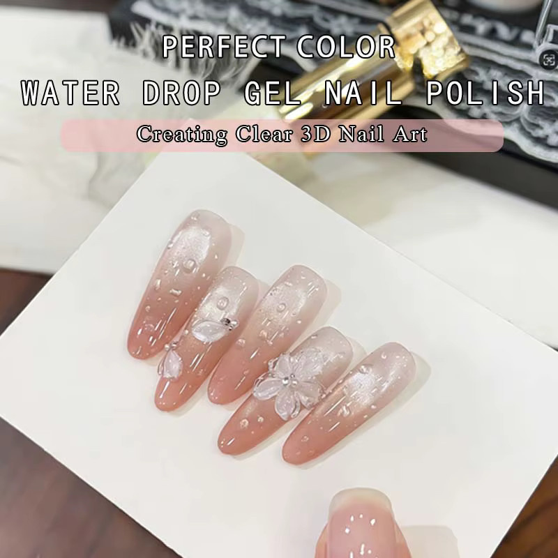 PERFECT COLOR 3D Wassertropfen-Nagelgel, 16 ml, Klar - Bild 4