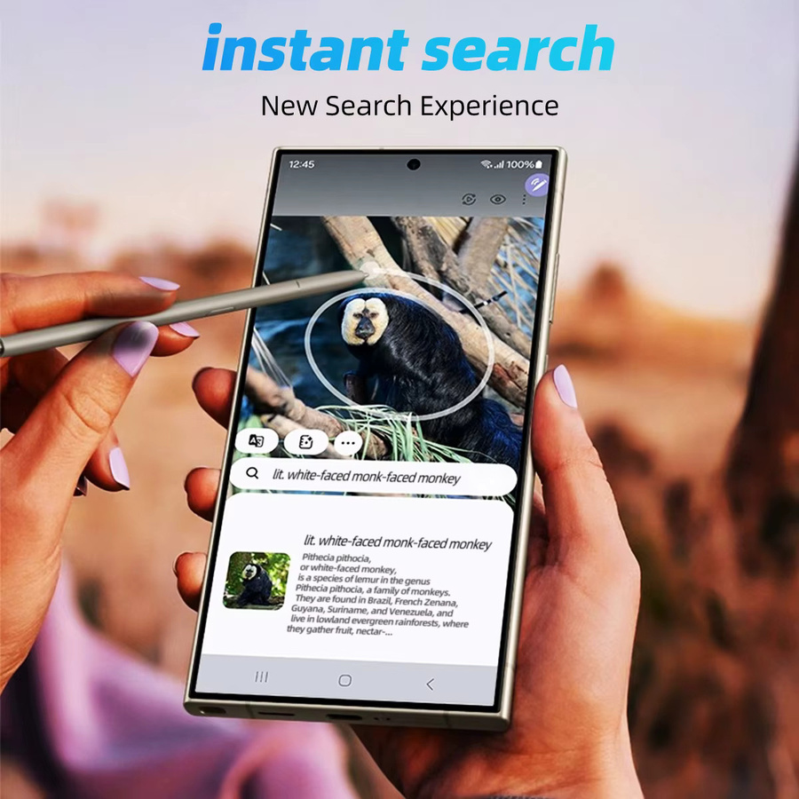 FONKEN Touchscreen für Samsung Galaxy S25 Ultra mit integriertem Stylus S-Pen und Druckerkennung - Bild 2