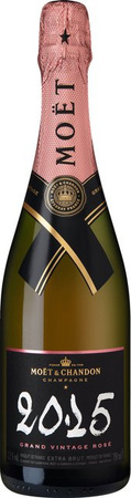 Moët & Chandon Grand Vintage Rosé Brut Champagne 2015 Schaumwein 0,75 l
