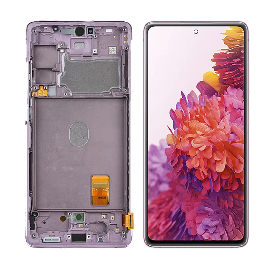 Samsung Galaxy S20 FE Super OLED LCD Display mit Touch Screen Digitizer Ersatz für G781 G780 G781B in Schwarz oder Weiß - Bild 2