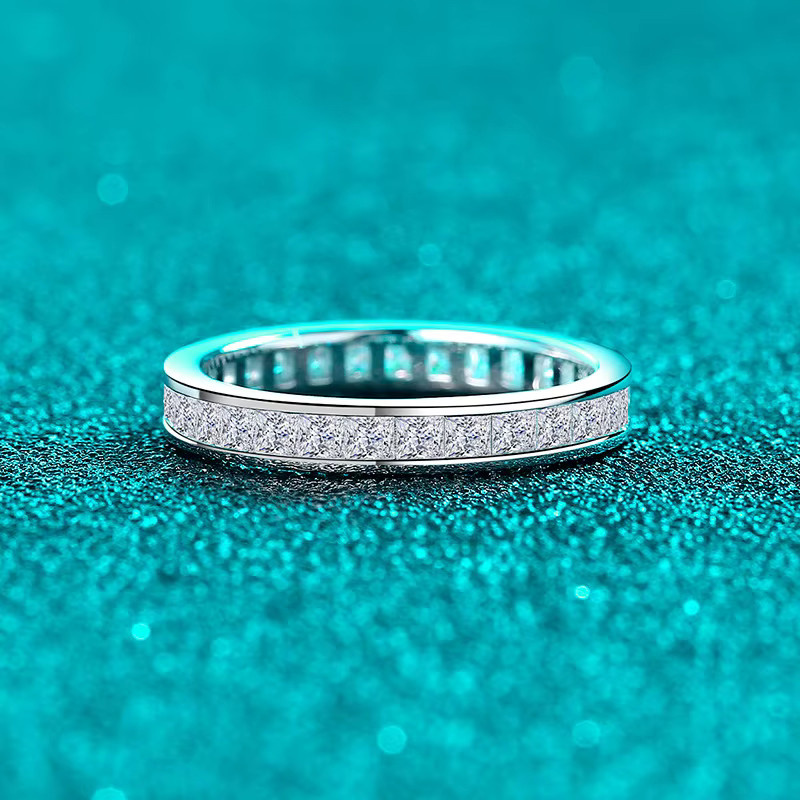 NeeTim Moissanit-Ring, 925 Silber, Damen - Bild 2