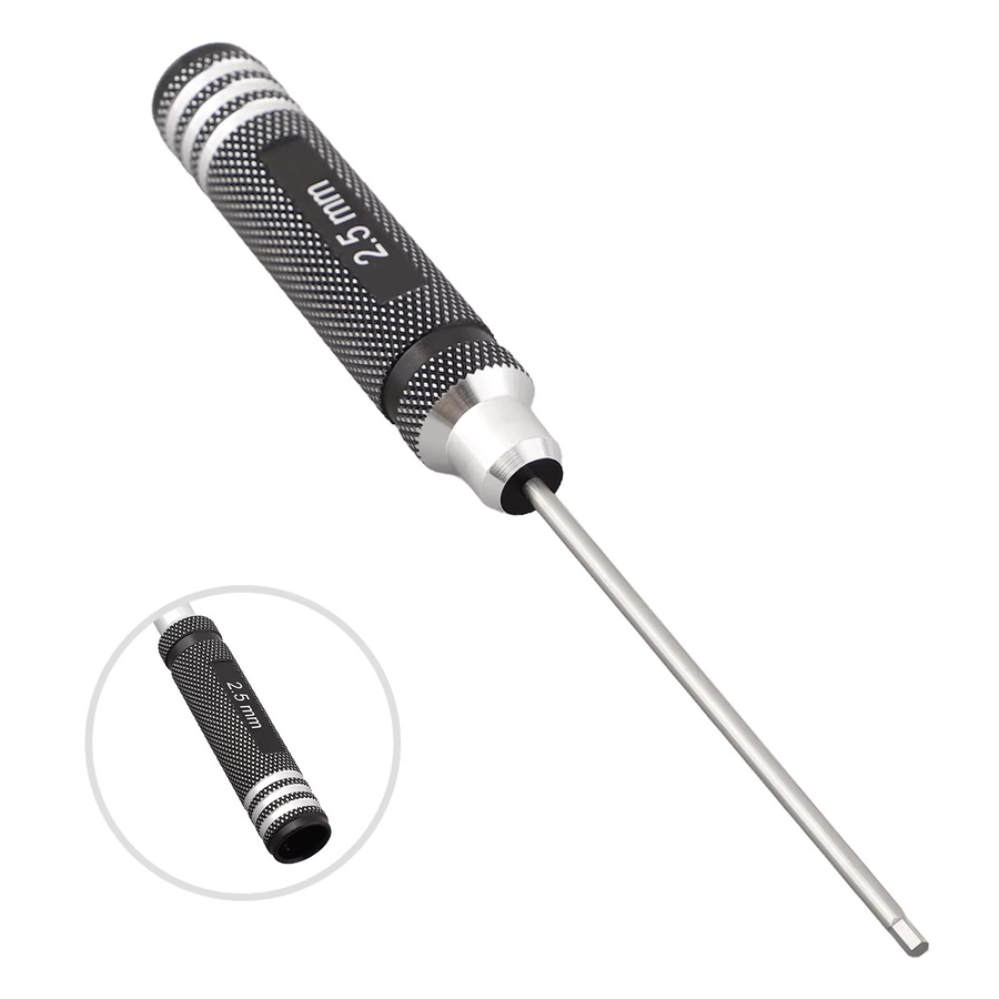 Vibratite Präzisions-Hex-Schraubendreher-Bit Set aus Stahl für RC-Modelle, Größen: 0,9 mm, 1,5 mm, 2,0 mm, 2,5 mm, 3,0 mm - Bild 1