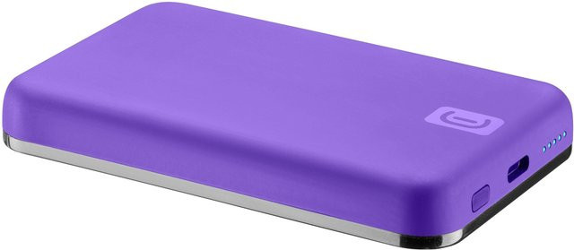 Cellularline MagSafe Wireless Powerbank MAG 5000 mAh Lila - Bild 1