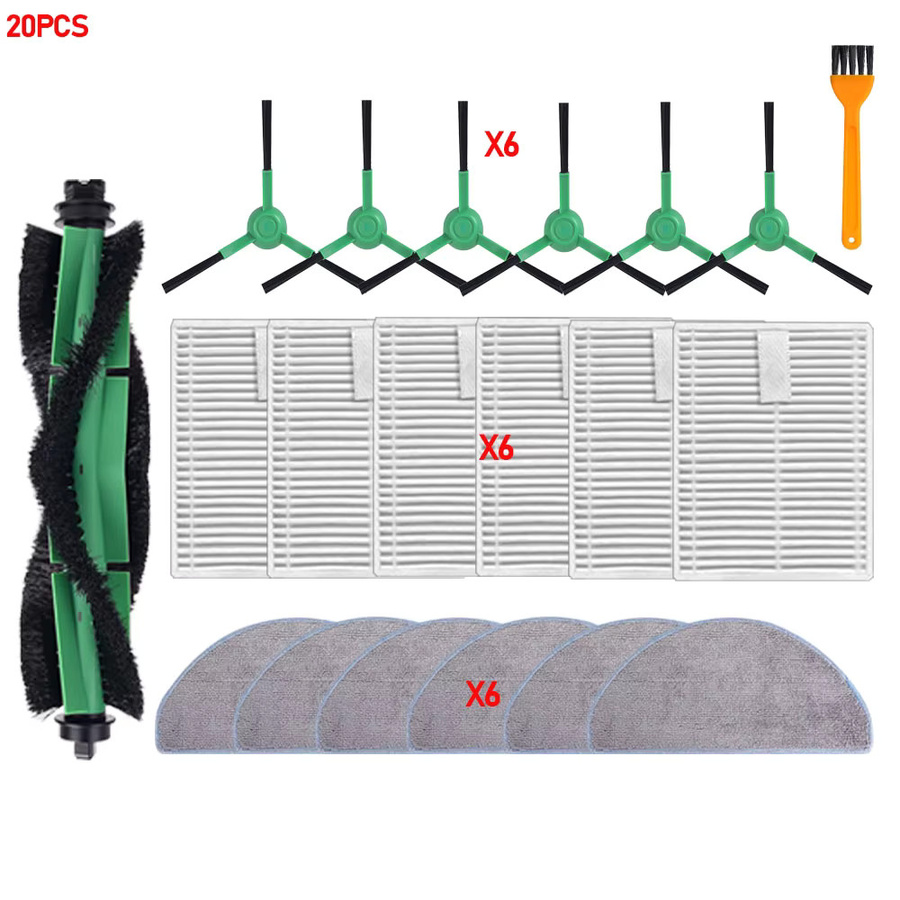 iRobot Roomba Combo Essential Ersatzteil-Set mit Staubsauger- und Wischfiltern sowie Haupt- und Seitenbürsten für Roomba Vac Essential, 105 Combo, 104 Combo und 105 Vac - Bild 2