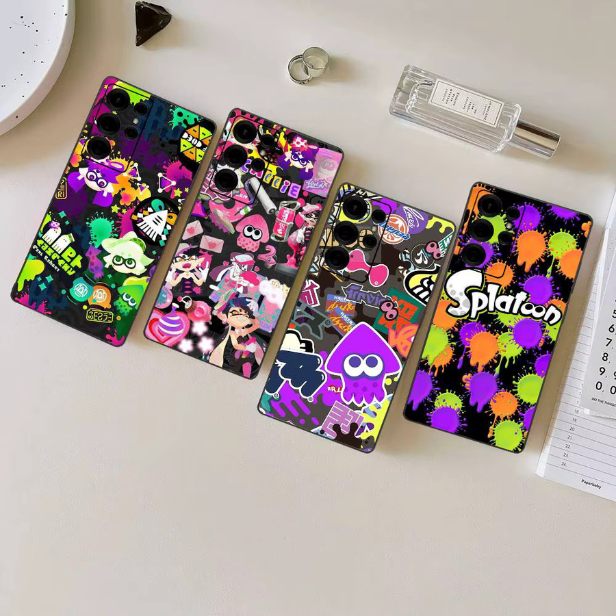 Game S-Splatoon Handyhülle für Samsung Galaxy S24 Ultra, S23, S22, S21, S20, S24 FE, S25 Ultra, S22 Ultra 5G in Multicolour - Bild 5
