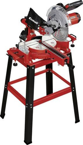 Einhell Zug-Kapp- und Gehrungssäge TC-SM 2531/2 U in Rot/Schwarz mit 1900W und 254mm Sägeblatt - Bild 1