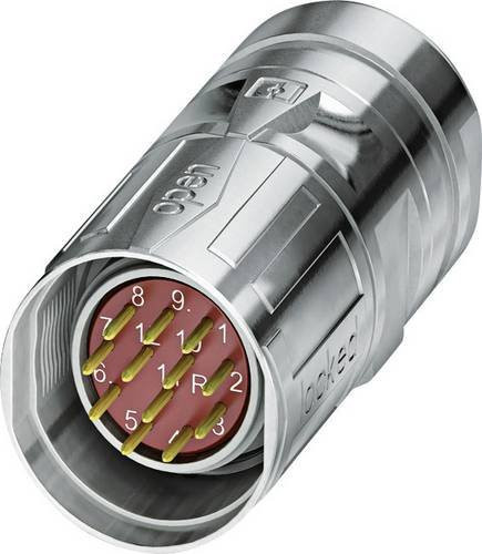 Phoenix Contact M23 Feedbacksteckverbinder mit SPEEDCON CA-12M1N8A8504S Silber - Bild 1