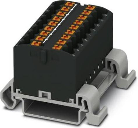 Phoenix Contact Verteilerblock Schwarz 8 Stück - Bild 1