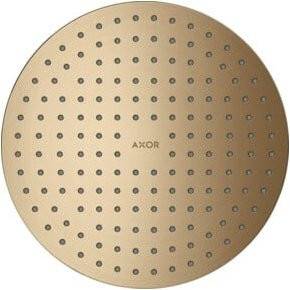 Hansgrohe Axor Decke Kopfbrause 250 1jet in Brushed Bronze, runde Decken-Unterputz-Regendusche mit Anti-Kalk-Funktion - Bild 1