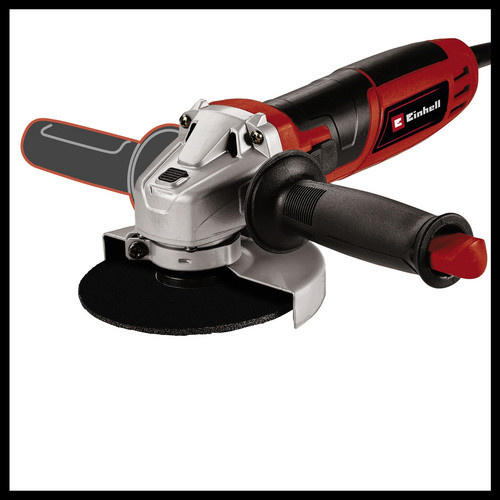 Einhell Winkelschleifer TC-AG 125/850 Kit in Rot/Schwarz mit 125 mm Scheibendurchmesser und 12000 U/min - Bild 6