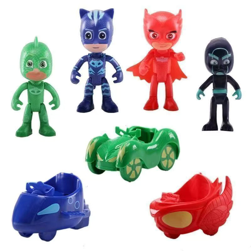 Hot Toys PJ Masks Maskierter Pyjama-Held, 6-teiliges Actionfiguren-Set - Bild 2