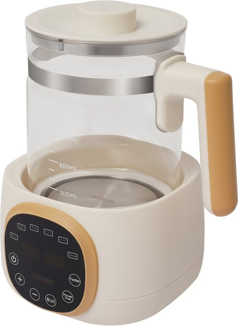 Babyflaschenwärmer mit LED-Nachtlicht und Temperaturregelung in Weiß für Muttermilch und Babynahrung - Bild 1