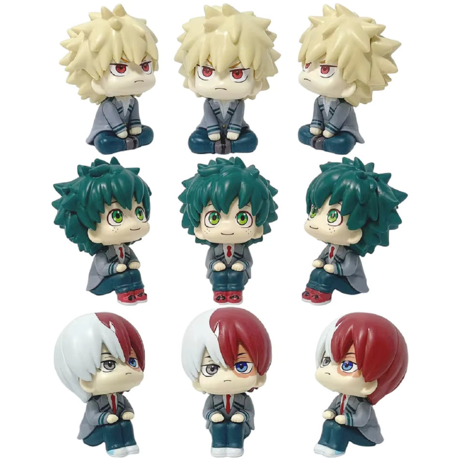 Bandai My Hero Academia Tomura Shigaraki, Izuku Midoriya, Katsuki Bakugo, Chibi PVC-Figur, Einzelfigur, Bunt / Mehrfarbig - Bild 6