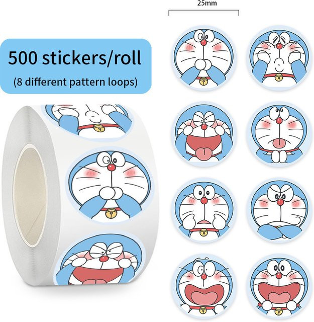 Keeppley Doraemon Aufkleber, 500 Teile/Rolle - Bild 1