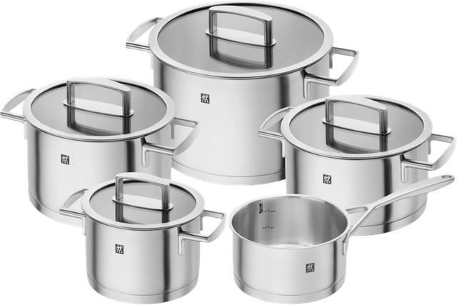 Zwilling Vitality Topfset 5-teilig mit Deckel in Silber - Bild 1