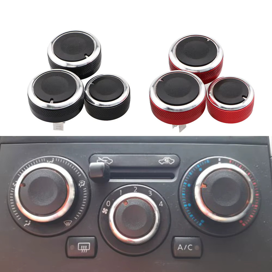 AC Control Knöpfe für Nissan Tiida NV200 Livina 2004-2010 Geniss Sylphy 2012 in Schwarz - Bild 4