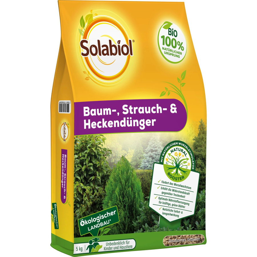 Solabiol Baum-, Strauch- und Heckendünger Granulat 5 kg - Bild 2