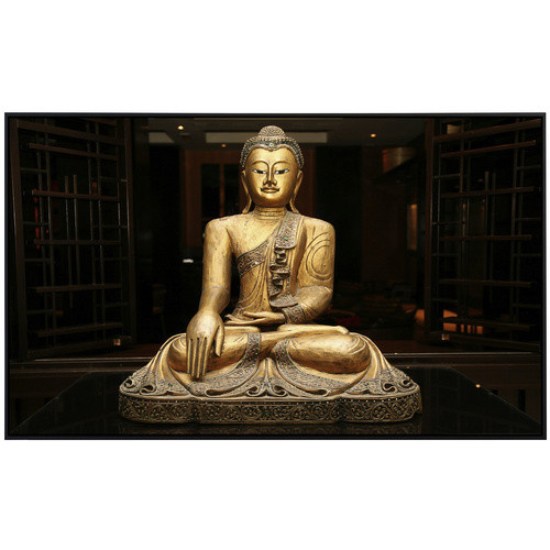 papermoon Infrarotheizung EcoHeat Goldener Buddha mit Matt-Effekt in Bunt, Wandmontage, App-Steuerung und Überhitzungsschutz - Bild 2