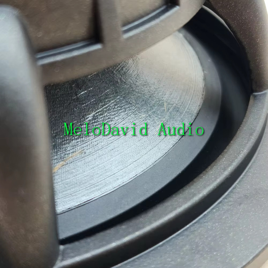 2 Stück MeloDavid Audio MW166 6,5 Zoll Mittelbass-Woofer mit Graspapierfaser-Verbundkegel in Schwarz - Bild 4