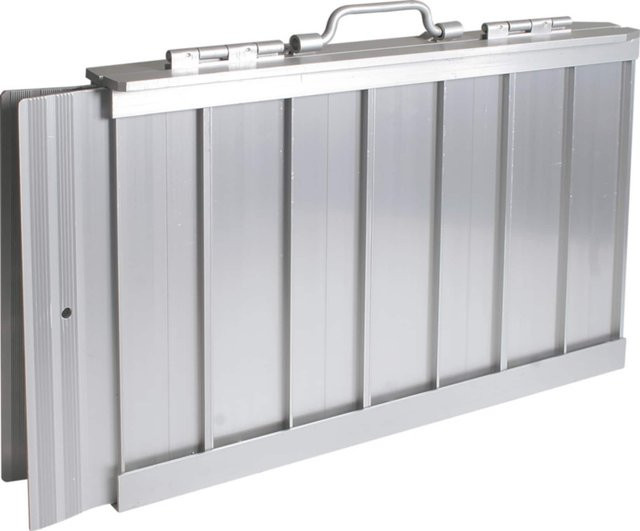 BRB Alu-Klapprampe aus Aluminium in Silber, Breite: 60 cm - Bild 1
