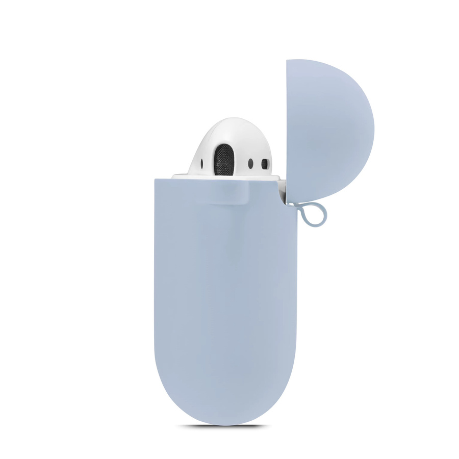 Silikonhülle für Apple AirPods 1 und 2 mit Haken in Rot - Bild 2