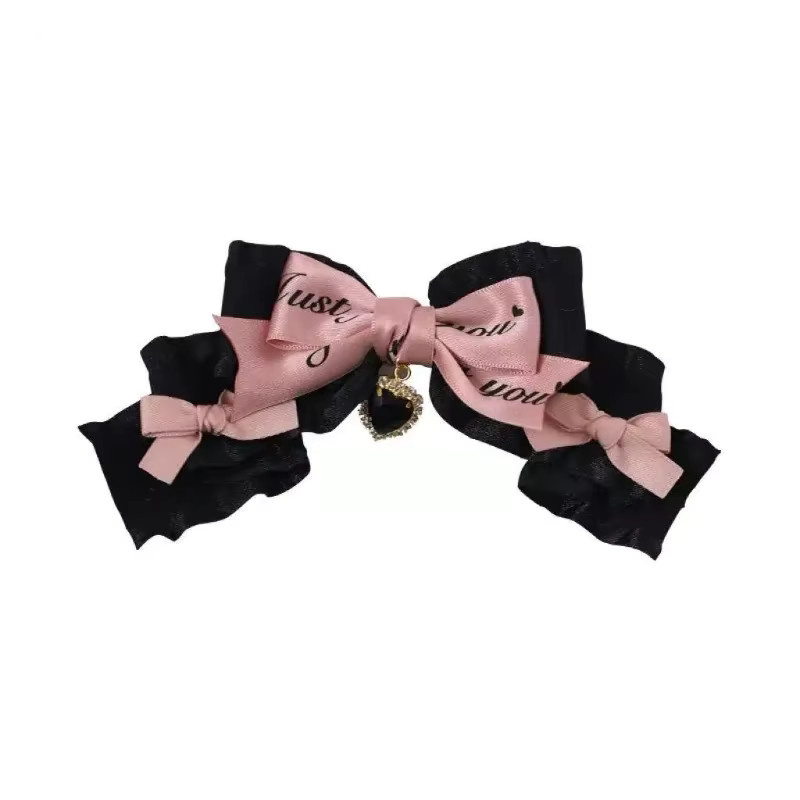 Lei Style Haarspange mit Schleife, schwarz - Bild 2