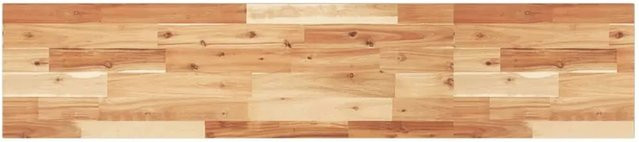 vidaXL Tischplatte Rechteckig aus Massivholz Akazie, Farbe: Braun, B/T/H: 160 x 30 x 2 cm - Bild 1